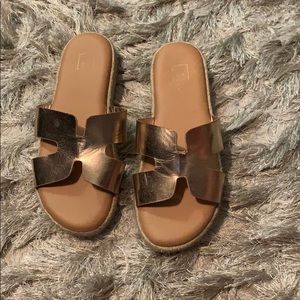 Rose gold Sandals